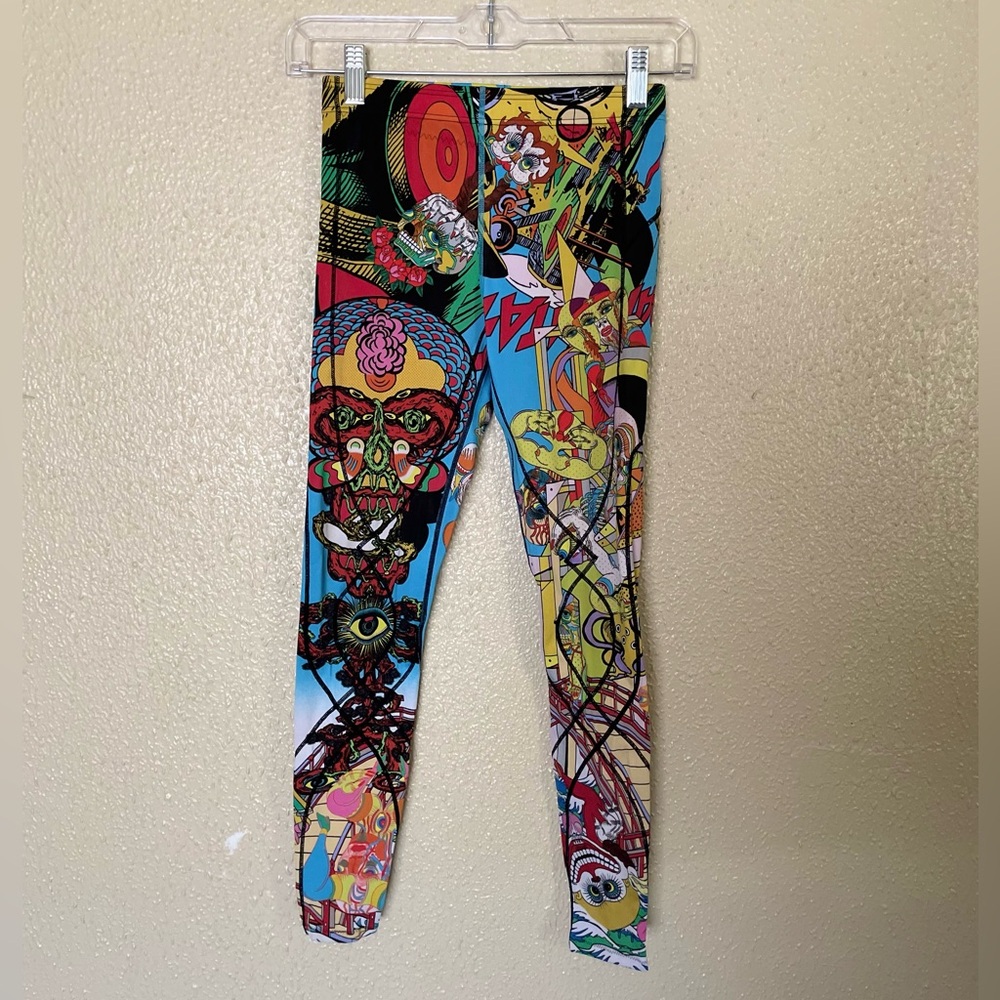 Harajuku print leggings